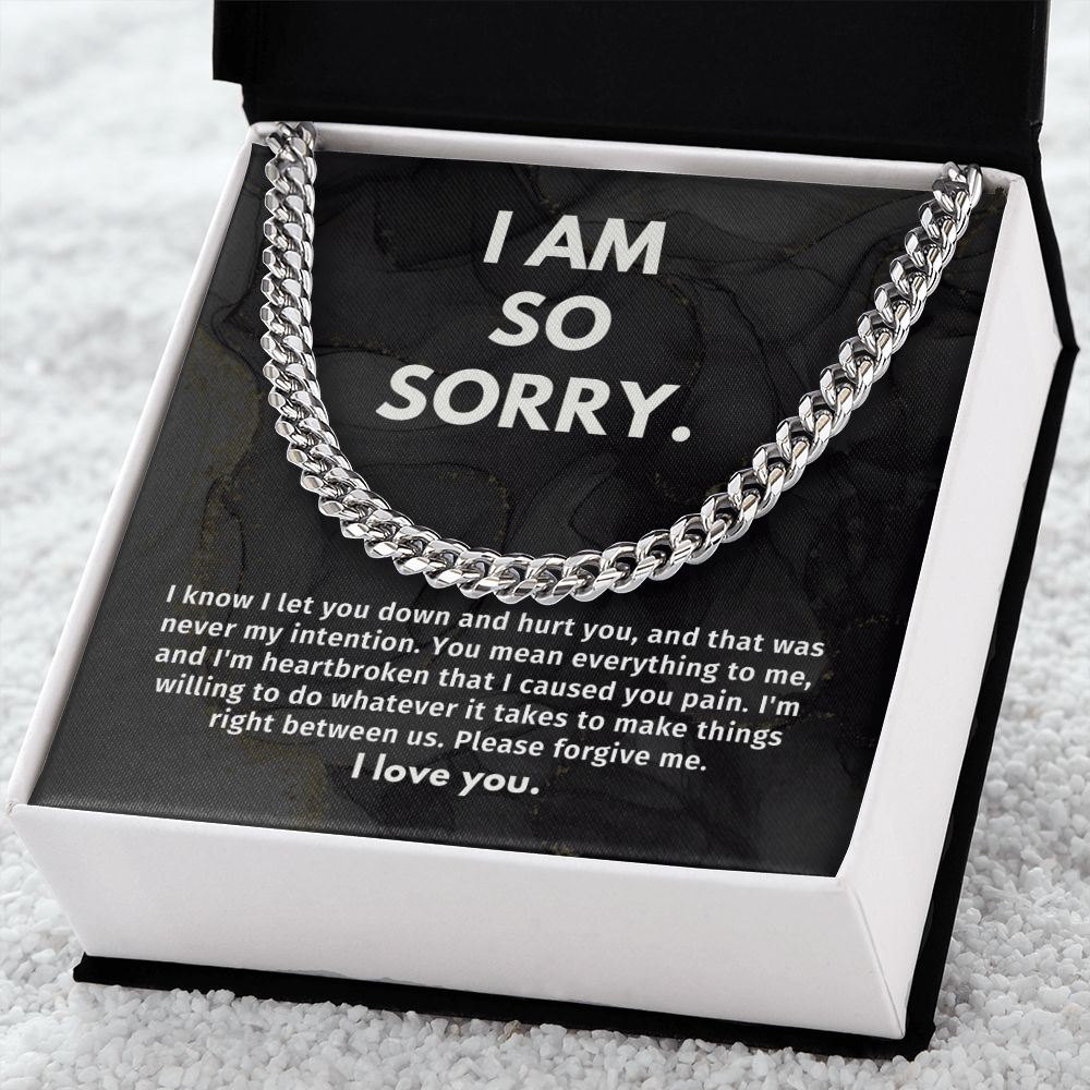 Apology - I am so sorry - 11