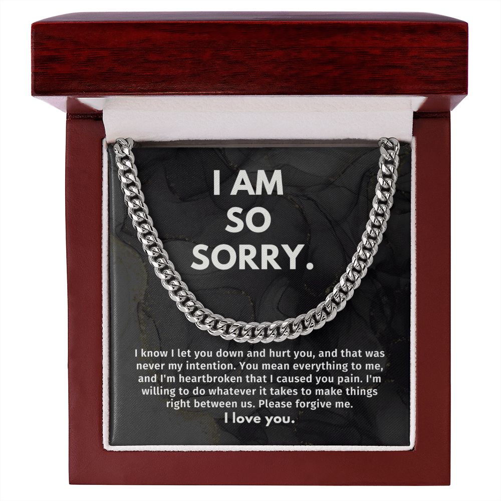 Apology - I am so sorry - 11